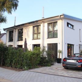 Neubau – von einem modernen Architekten-Doppelhaus in KfW 70 – Bauweise Neubau – von einem modernen Architekten-Doppelhaus in KfW 70 – Bauweise